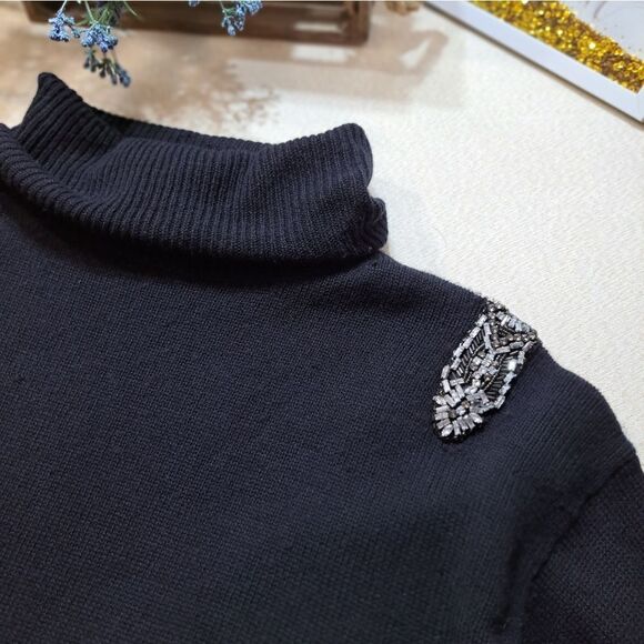NWT The Kooples Knit and Jewels Sweater - Picture 7 of 10
